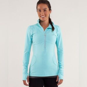 Lululemon Star Runner Pullover Tonka Stripe Angel Heathered Blue| SZ 6 PRELOVED!